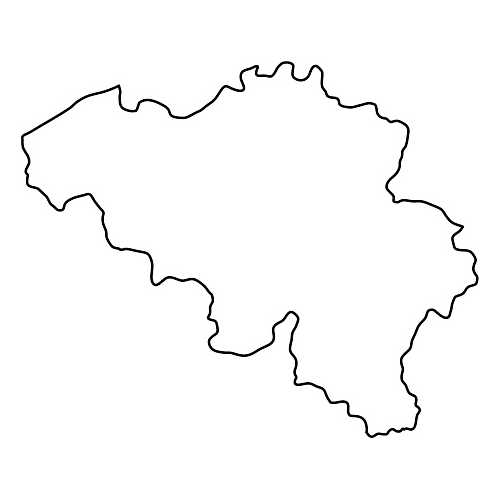 map belgie
