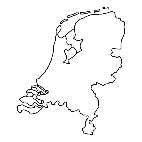 map nederland